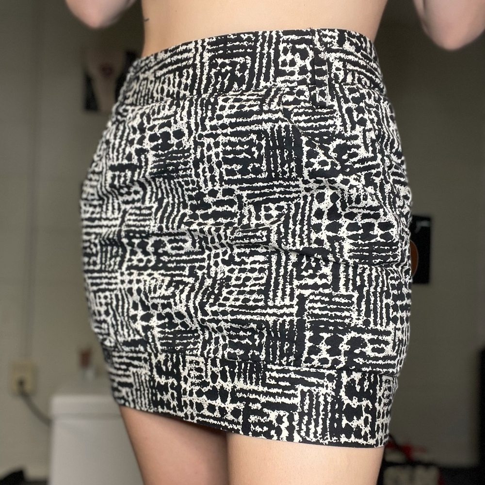 Printed Mini Skirt with pockets